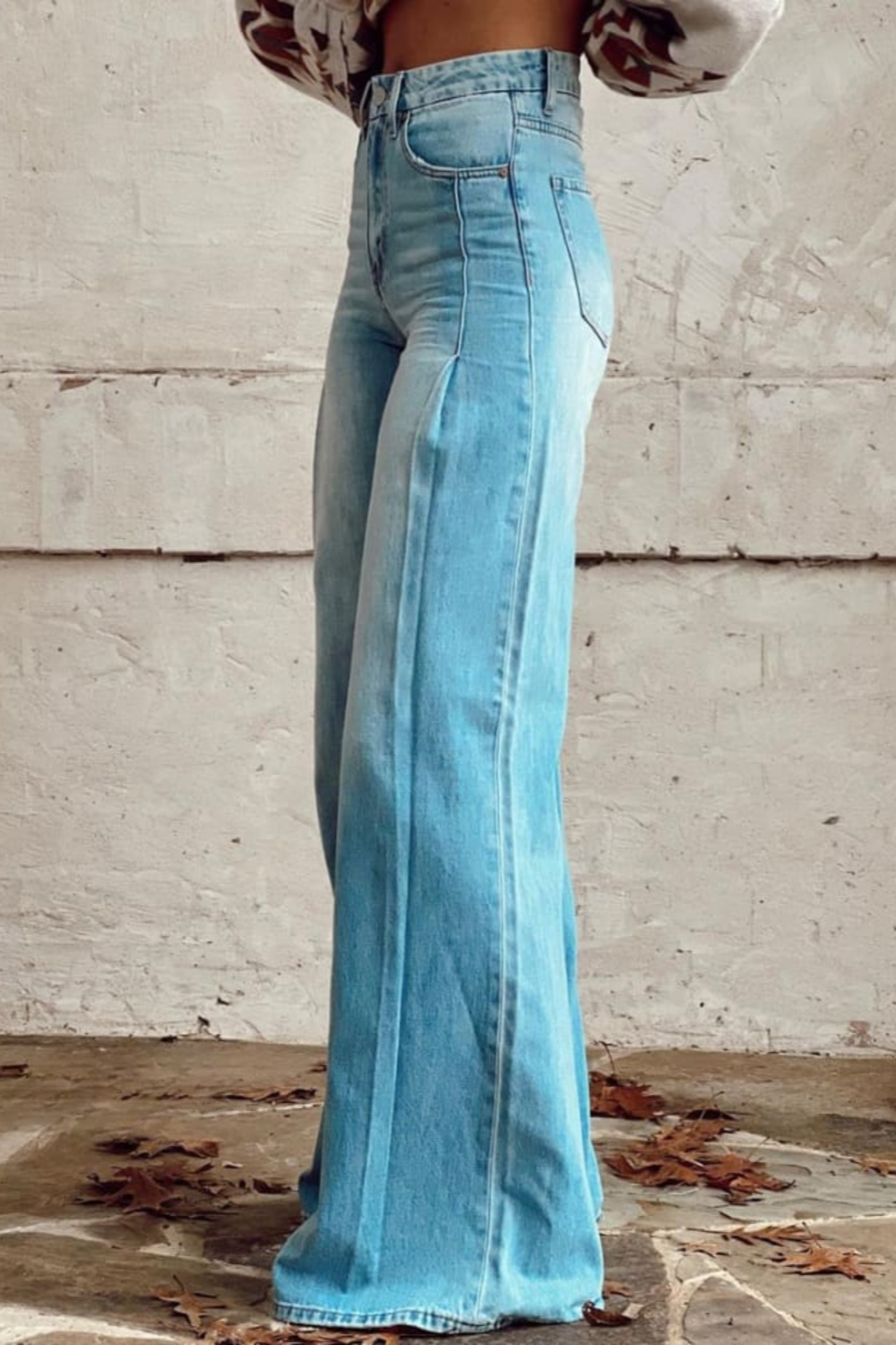 Pantalons boho vintage d’efecte texà