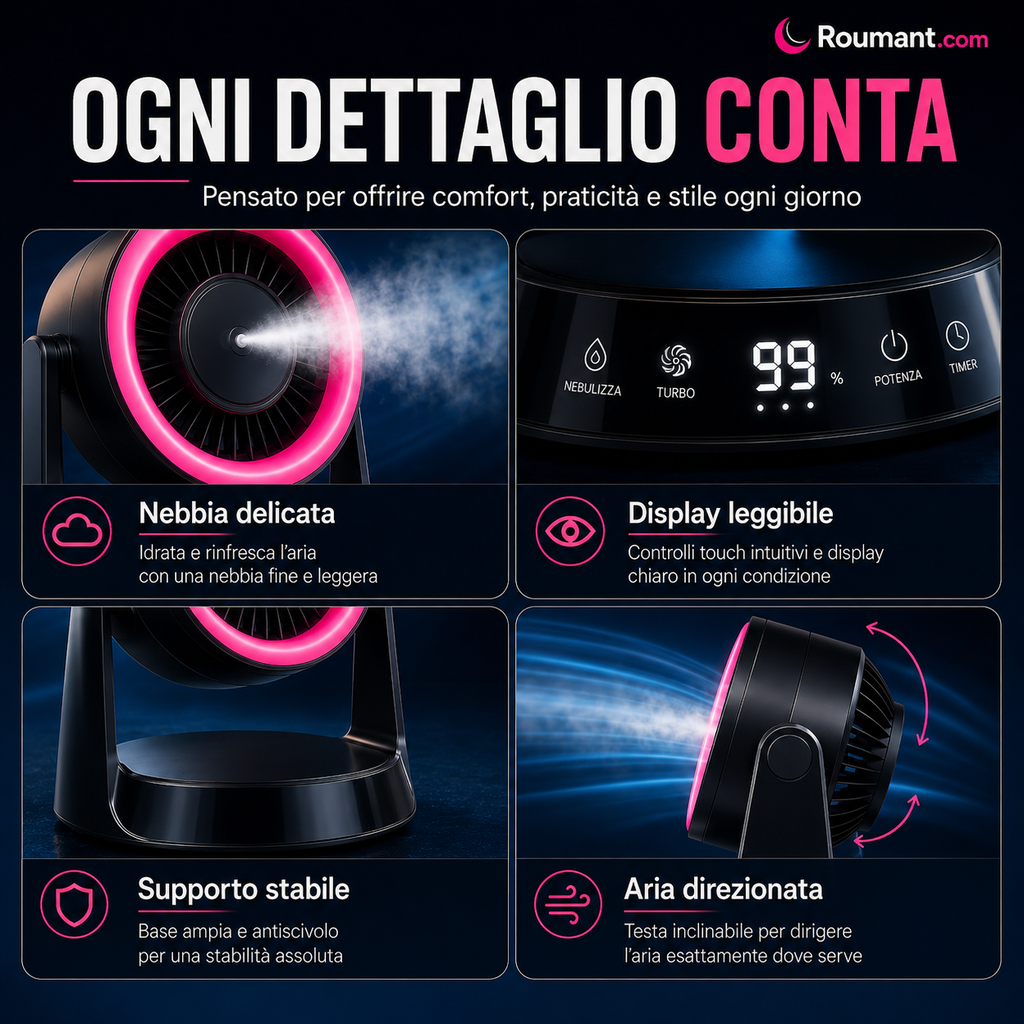 Ventilateurs portables rechargeables de bureau