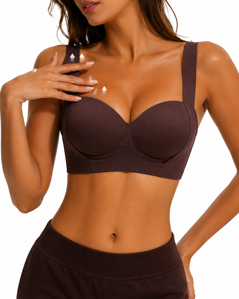Sostenidor push-up sense aros ni costures amb sujustament lateral