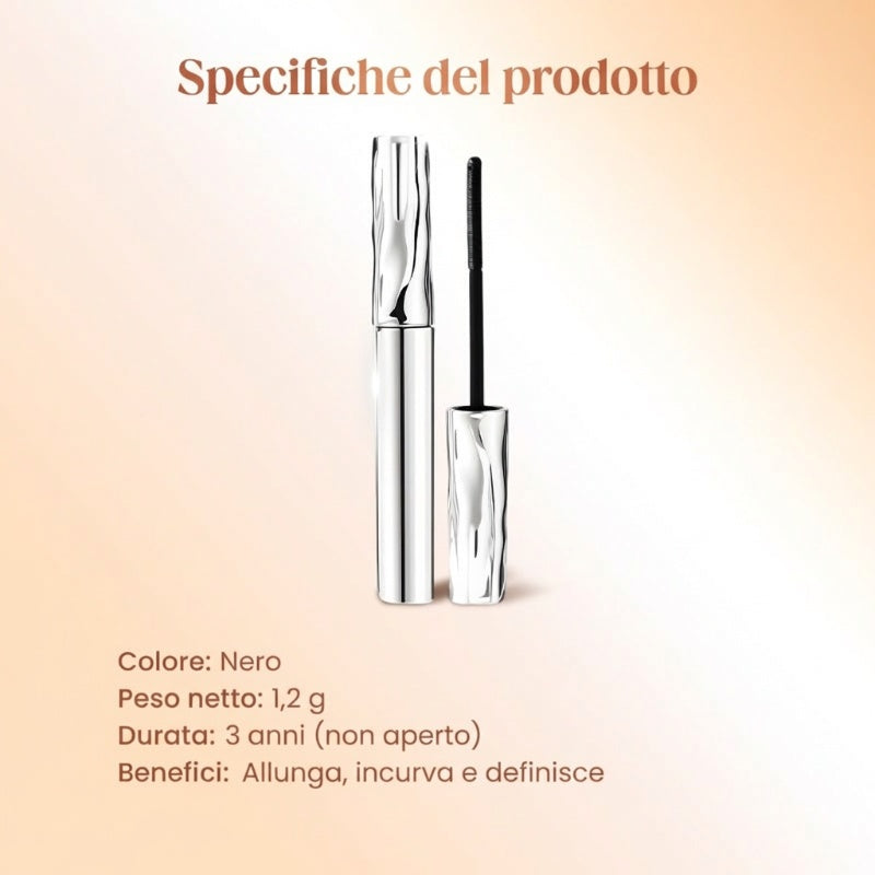 Mascara fibré waterproof – longueur et courbure instantanées