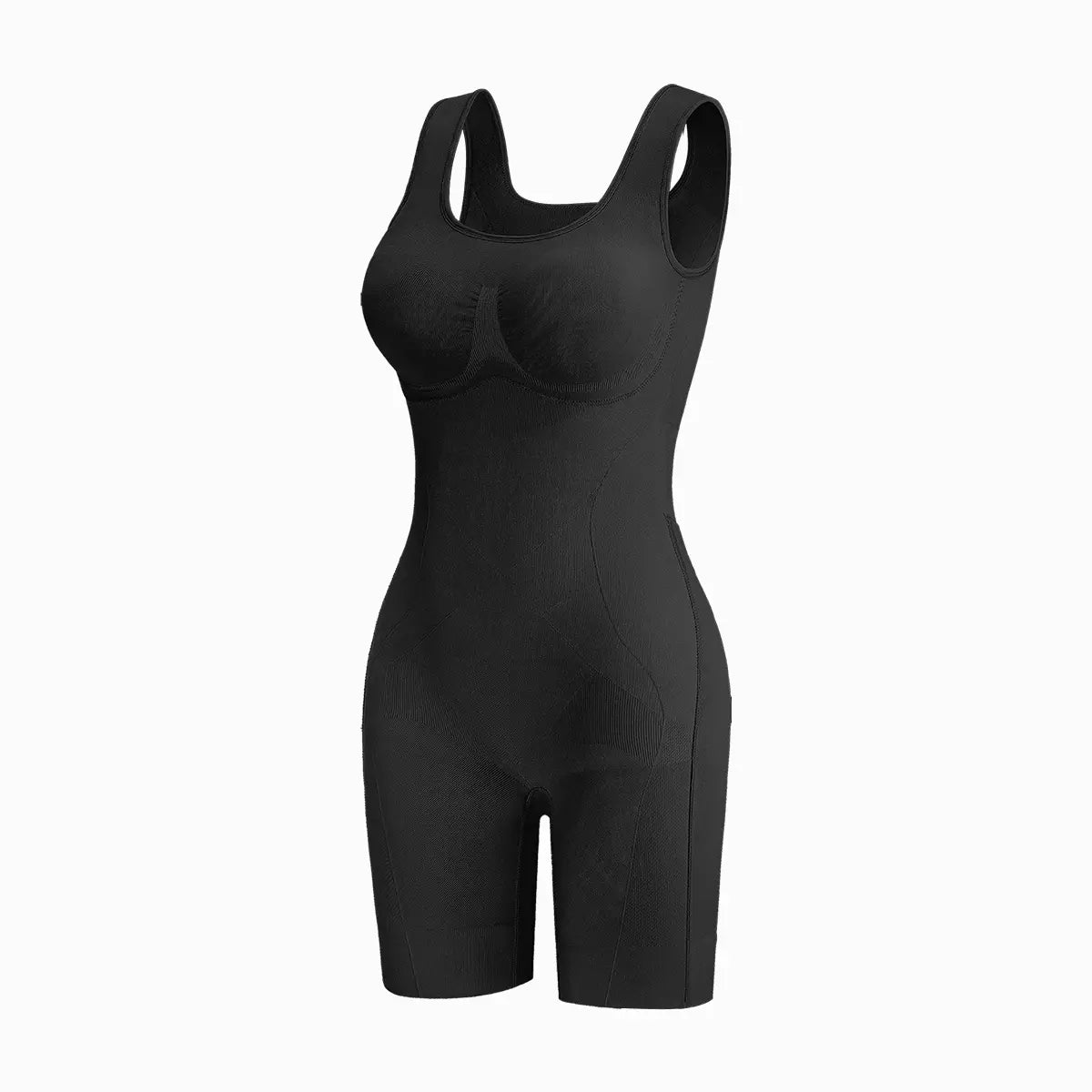 Body faja reductor de abdomen y realzador de glúteos, soporte lumbar con diseño trasero fruncido y espalda descubierta🧘