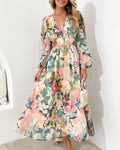 Vestido femenino con motivo floral