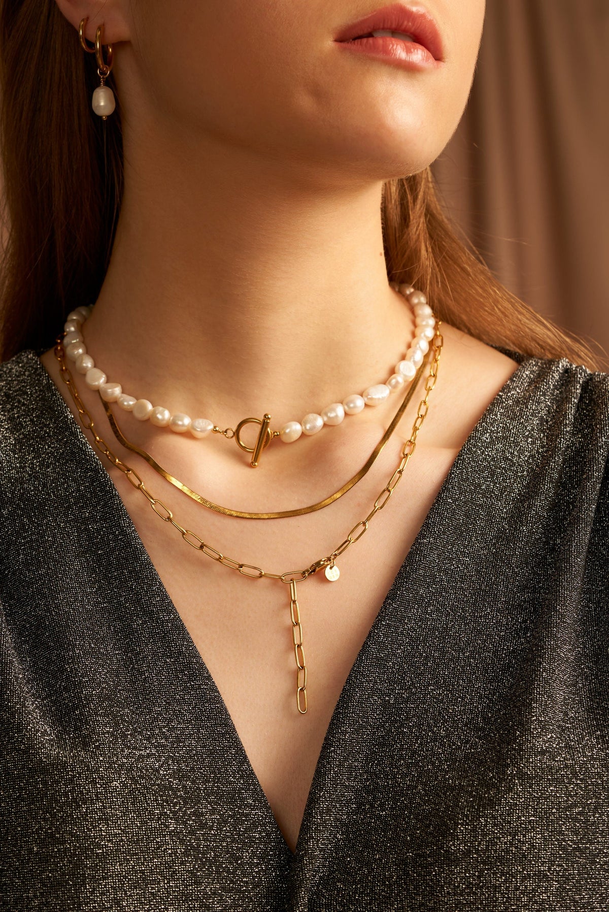 Collier de Perles OT - Élégance Classique