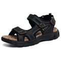 Sandales de sport en cuir à velcro