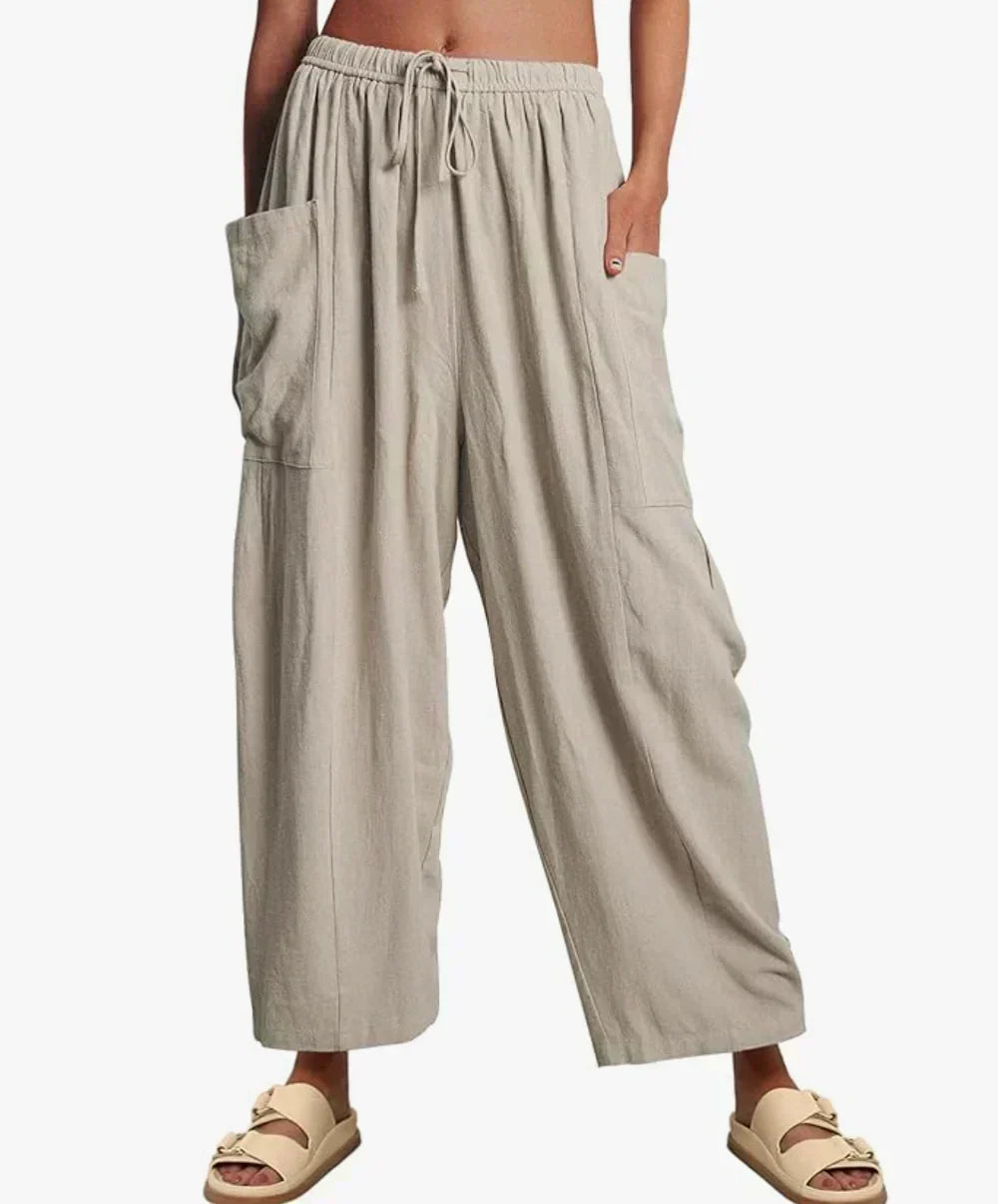 Pantaloni a gamba larga senza sforzo