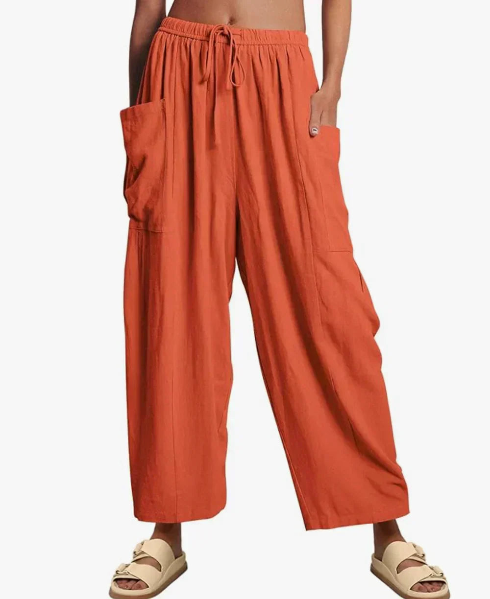 Pantaloni a gamba larga senza sforzo