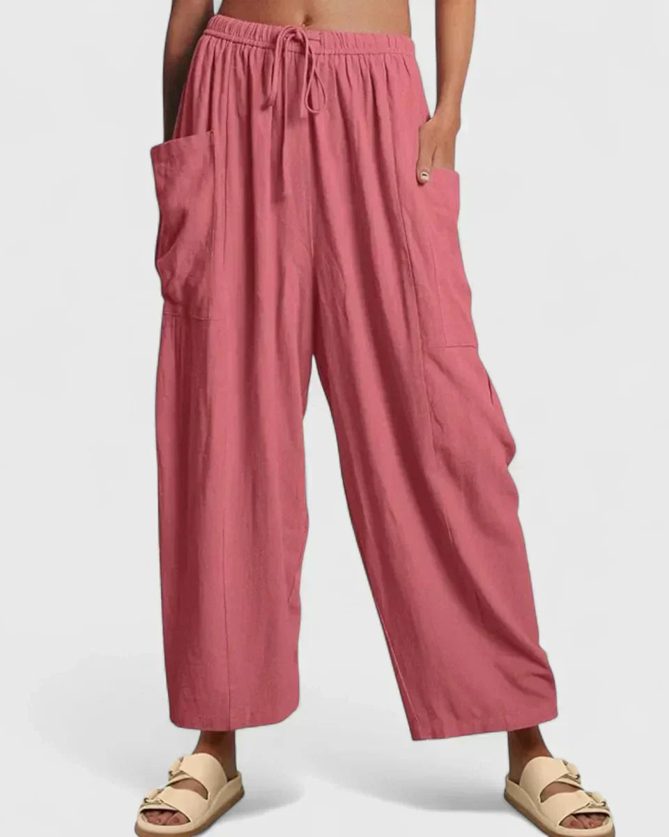 Pantalons de cama ampla sense esforç
