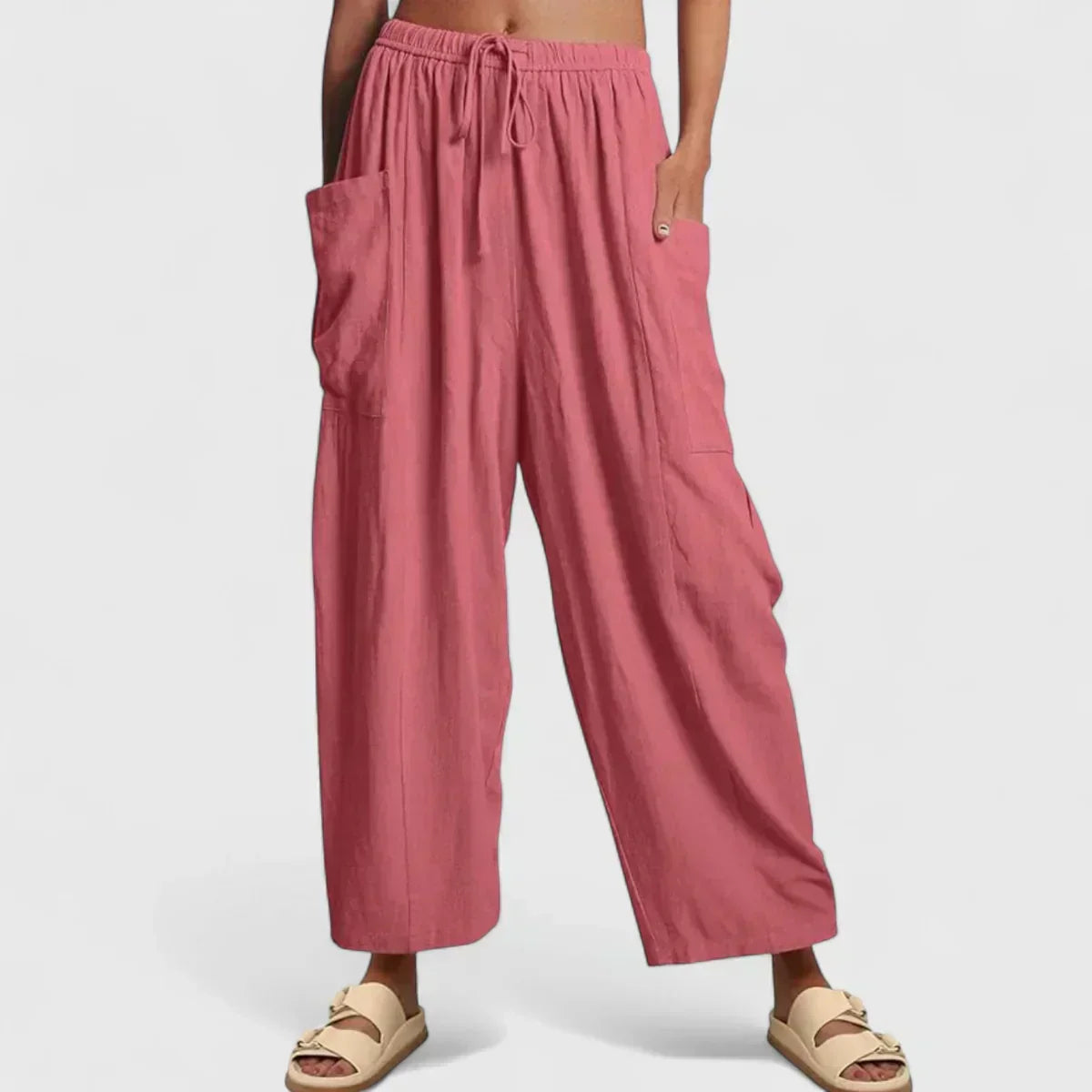 Pantalons de cama ampla sense esforç