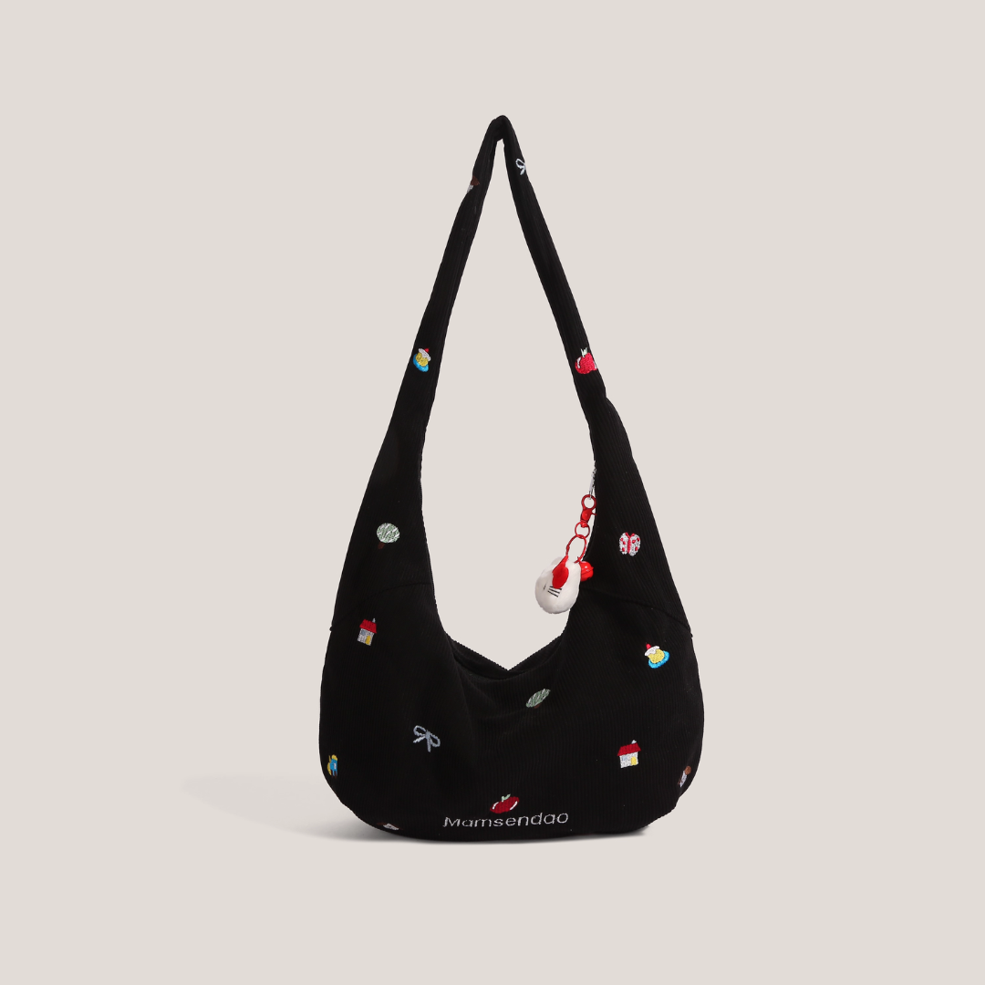 Borsa di velluto a coste