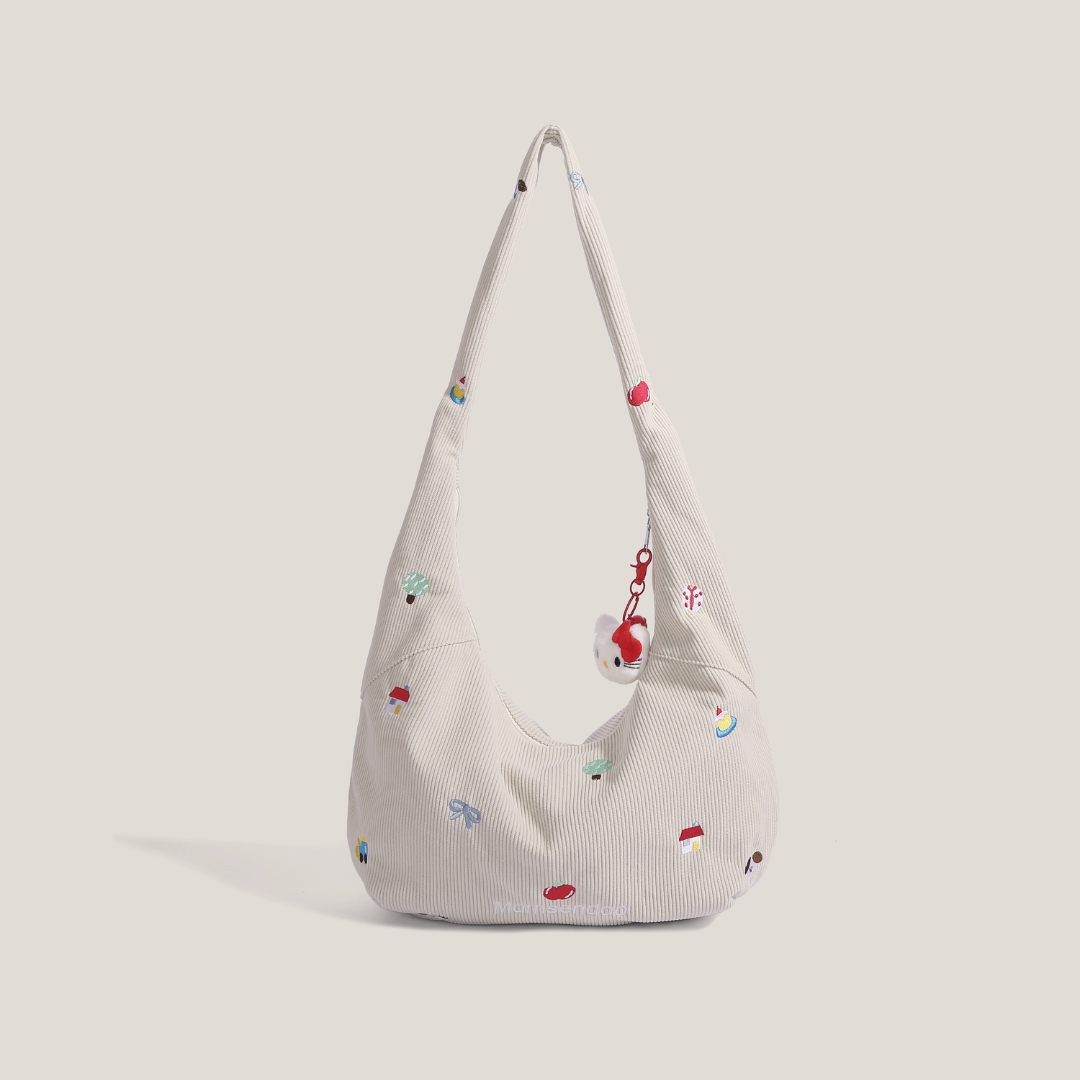 Borsa di velluto a coste