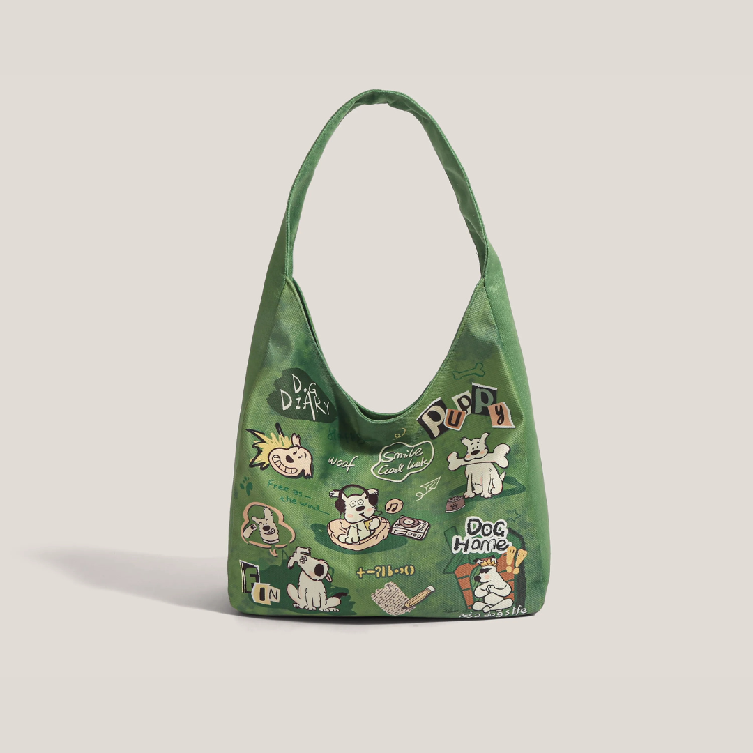 Borsa di jeans con toppe