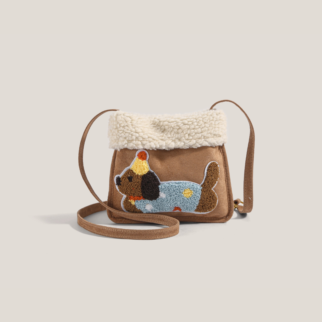 Borsa a tracolla ricamata