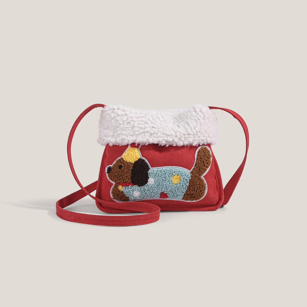 Borsa a tracolla ricamata
