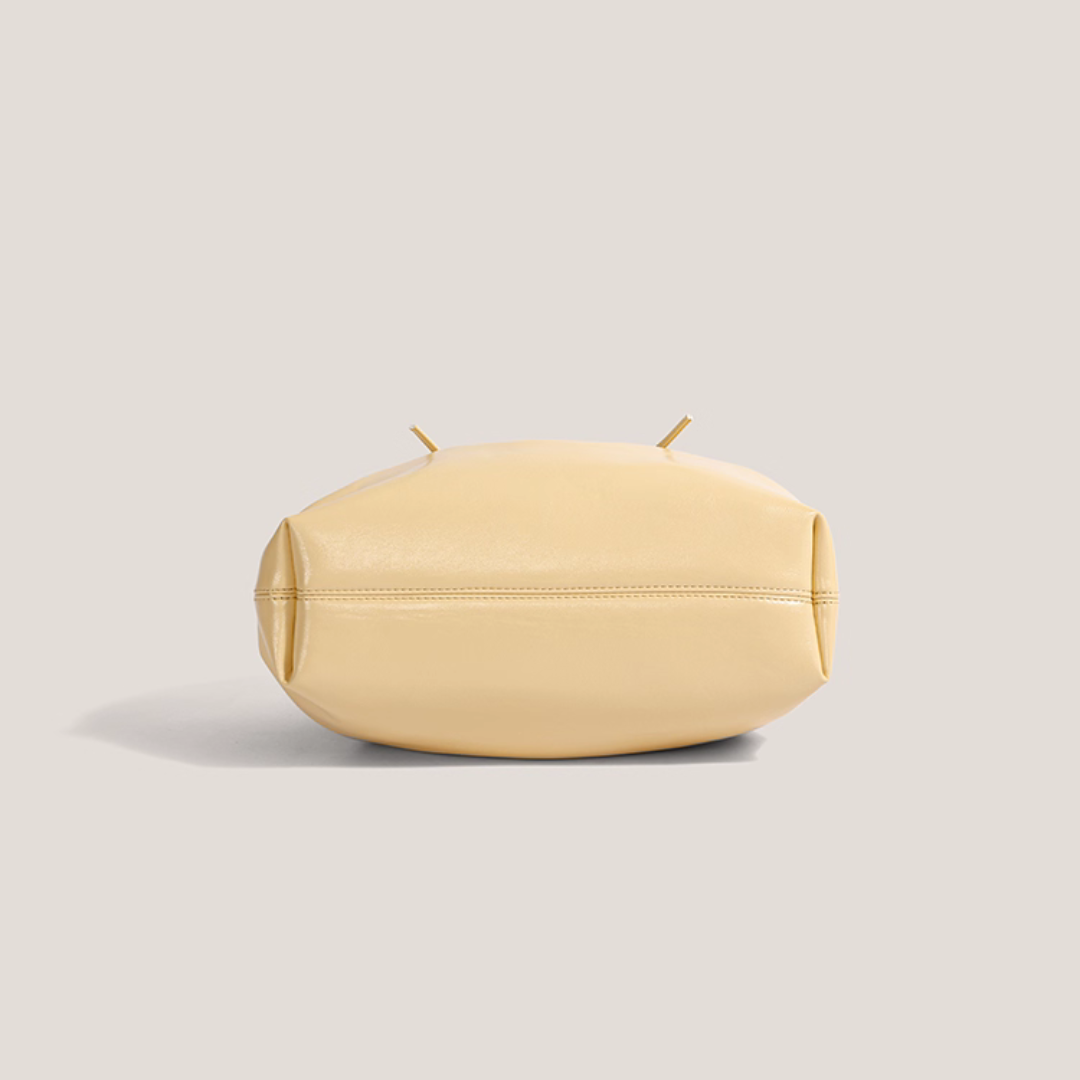 Borsa tote con fiocco e finitura morbida