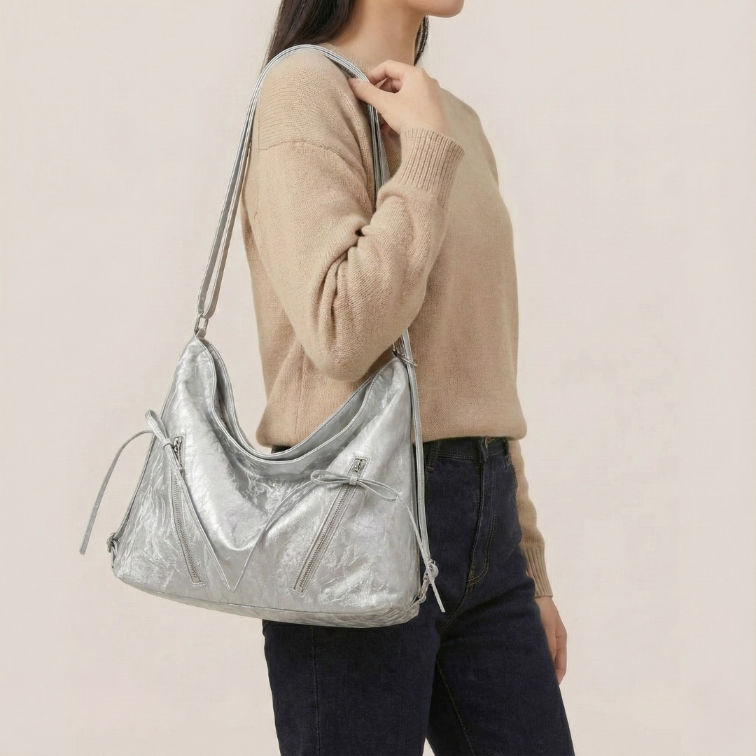 Bolso de mano fruncido vintage