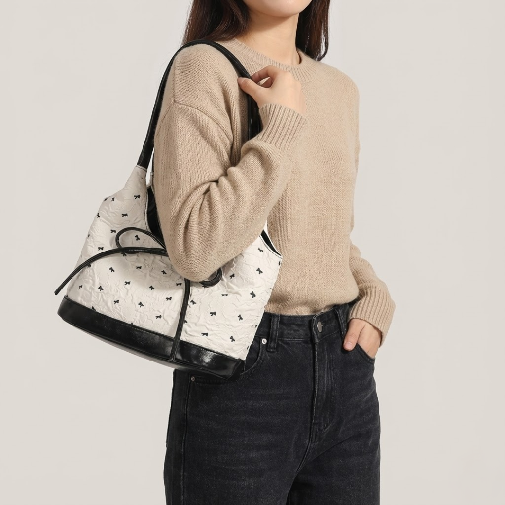 Bolso tote acolchado