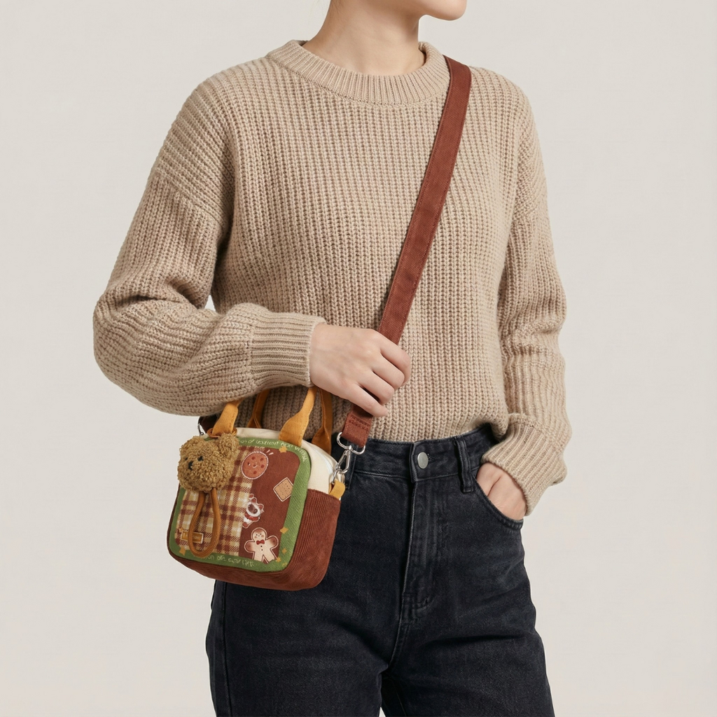 Bolso bandolera de ositos
