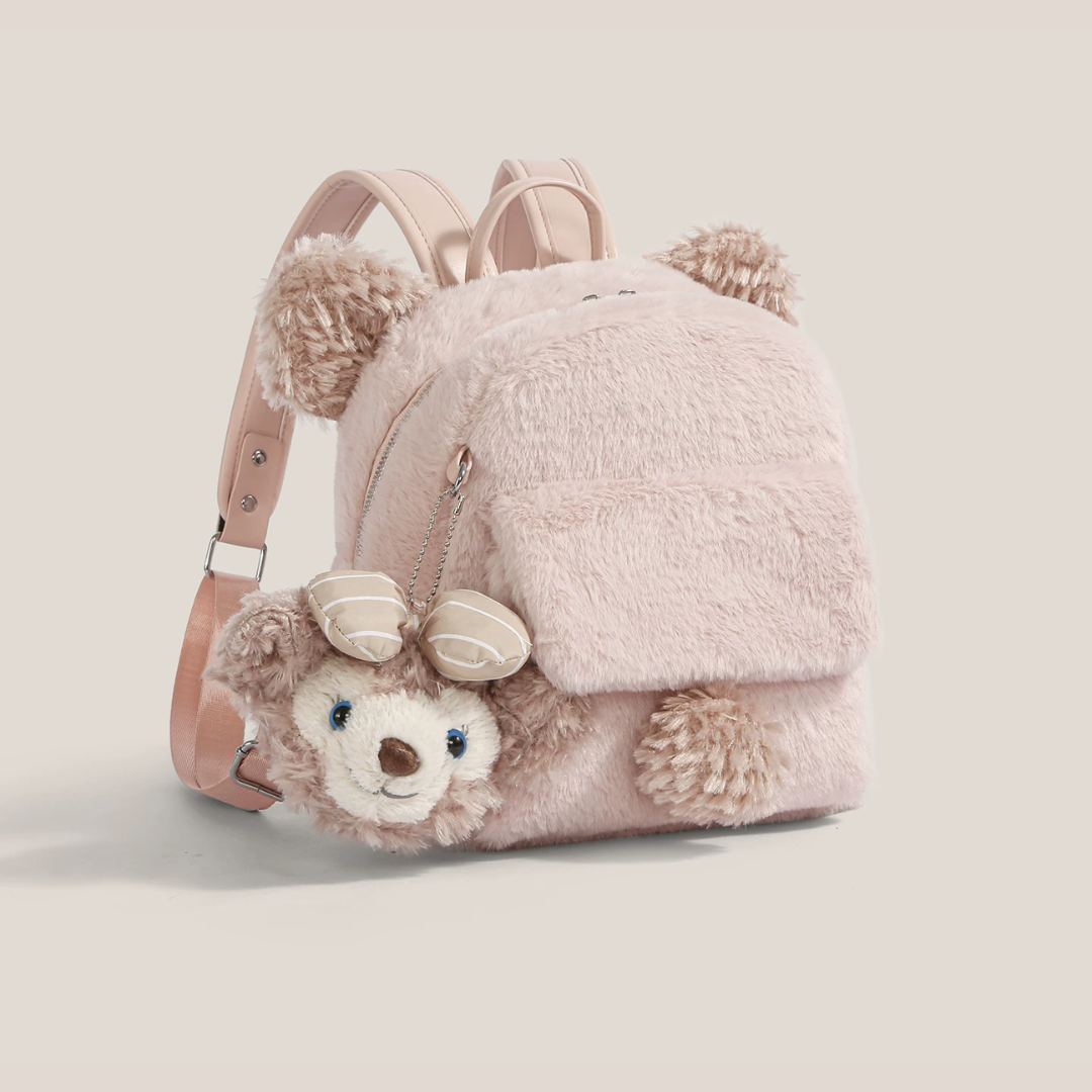 Sac à dos compact en peluche