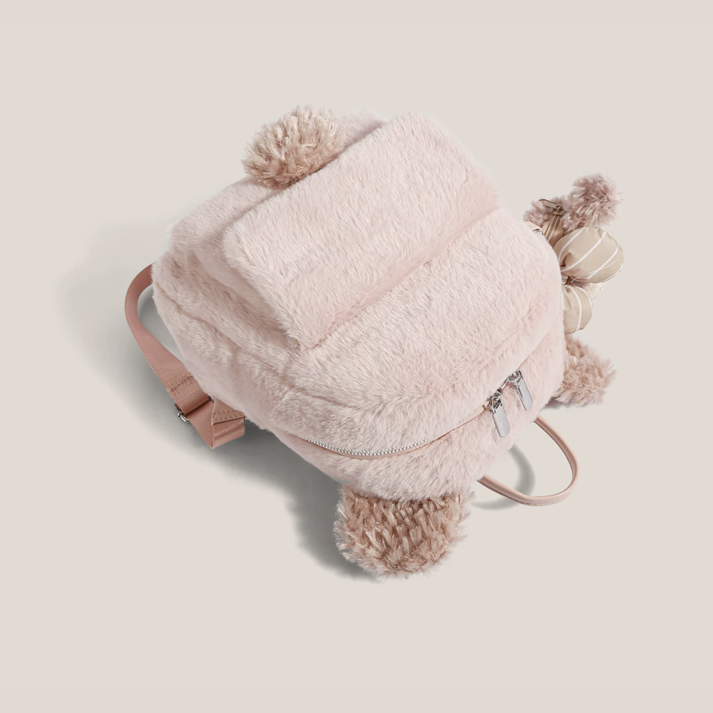 Sac à dos compact en peluche