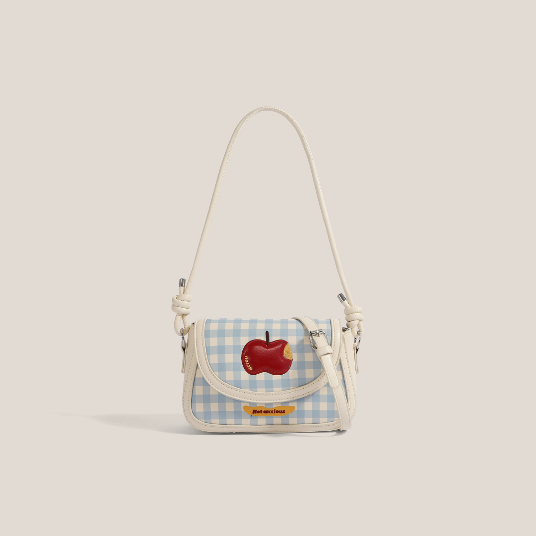 Borsa tote vintage con patta