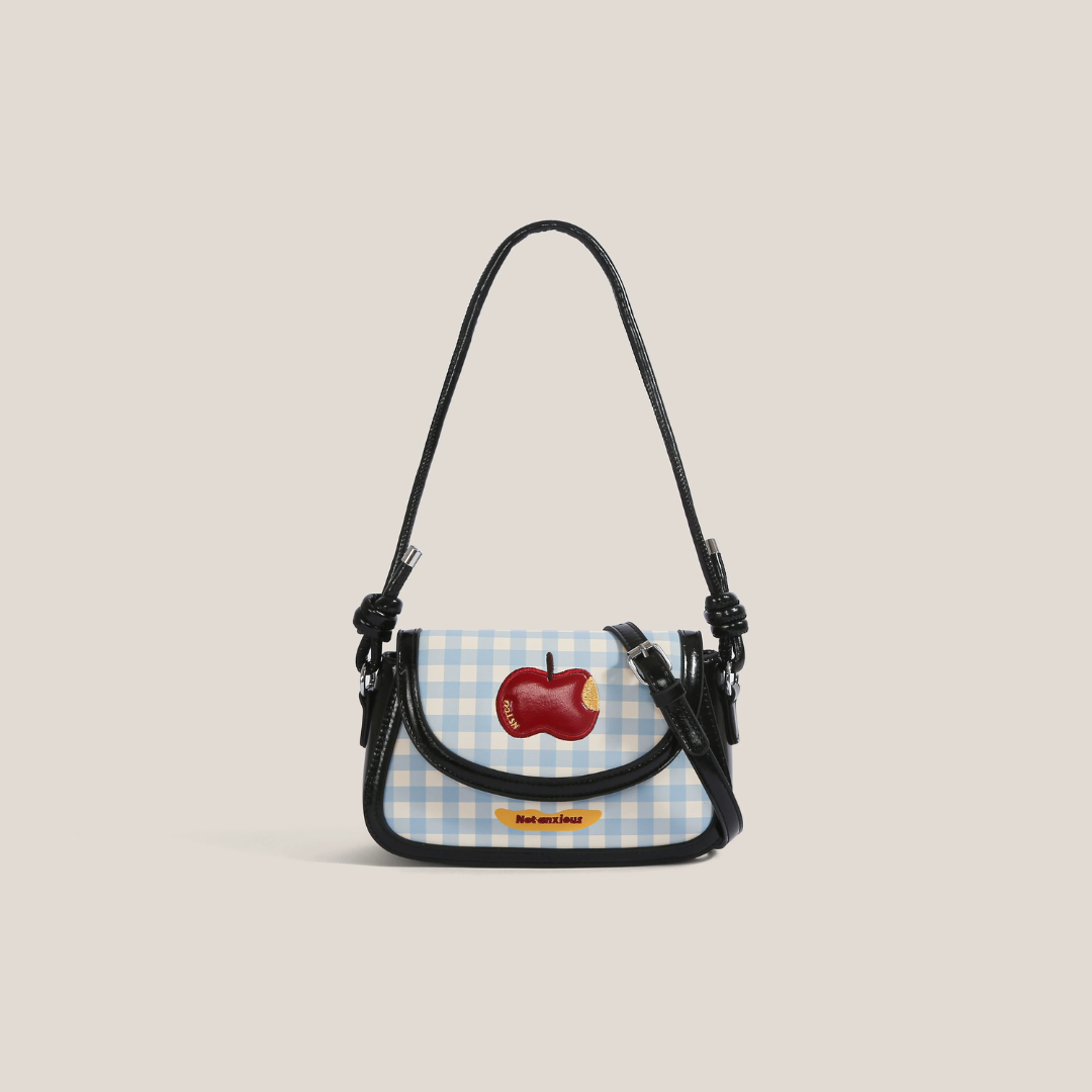 Borsa tote vintage con patta