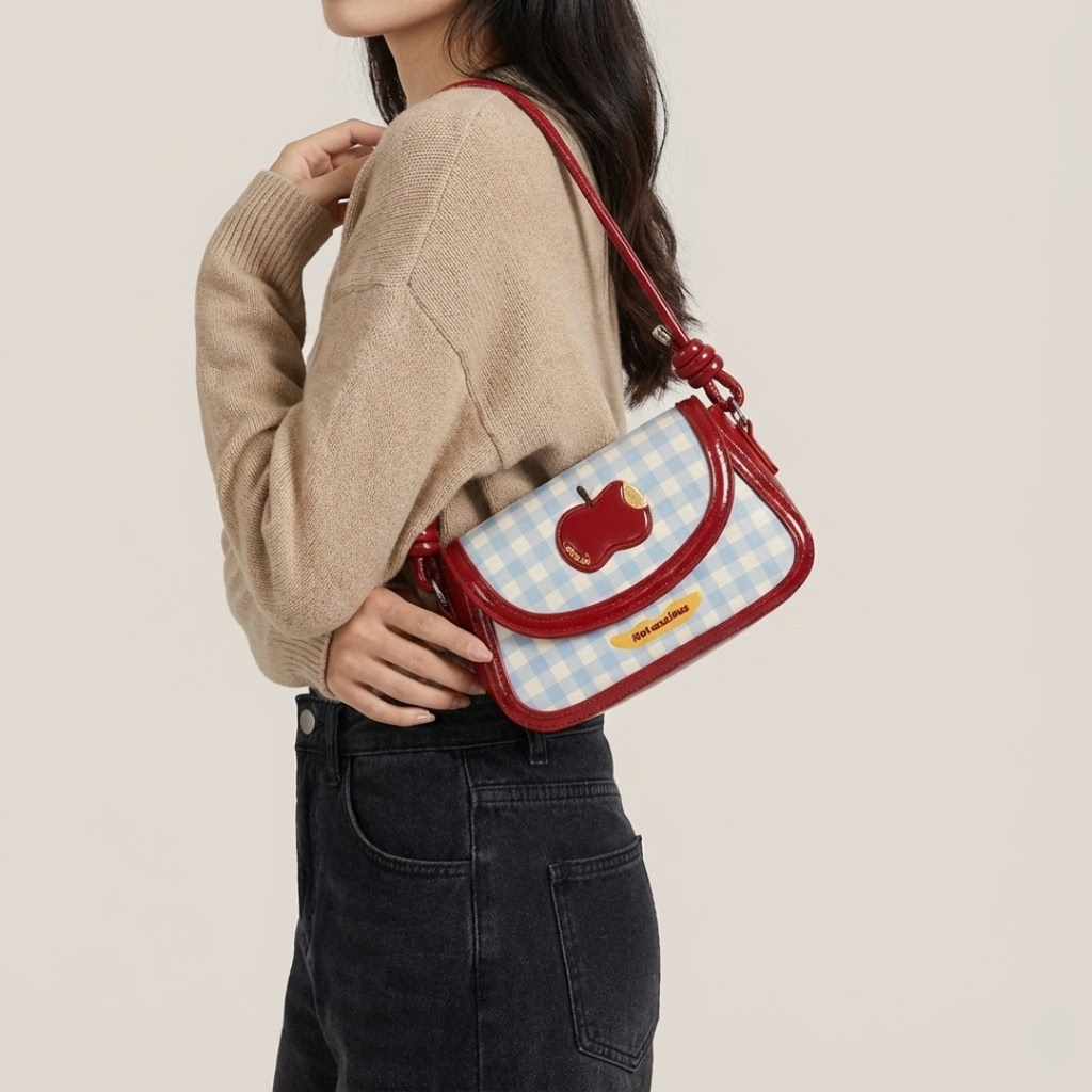 Bolso tote vintage con solapa