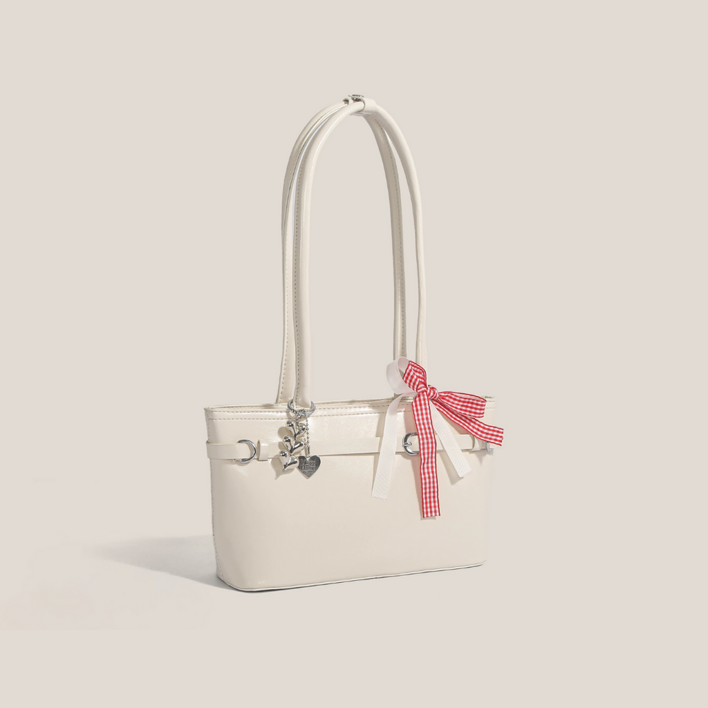 Bolso tote con lazo estructurado