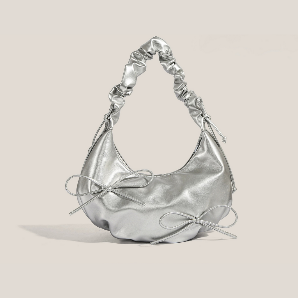 Pochette froncée volumineuse