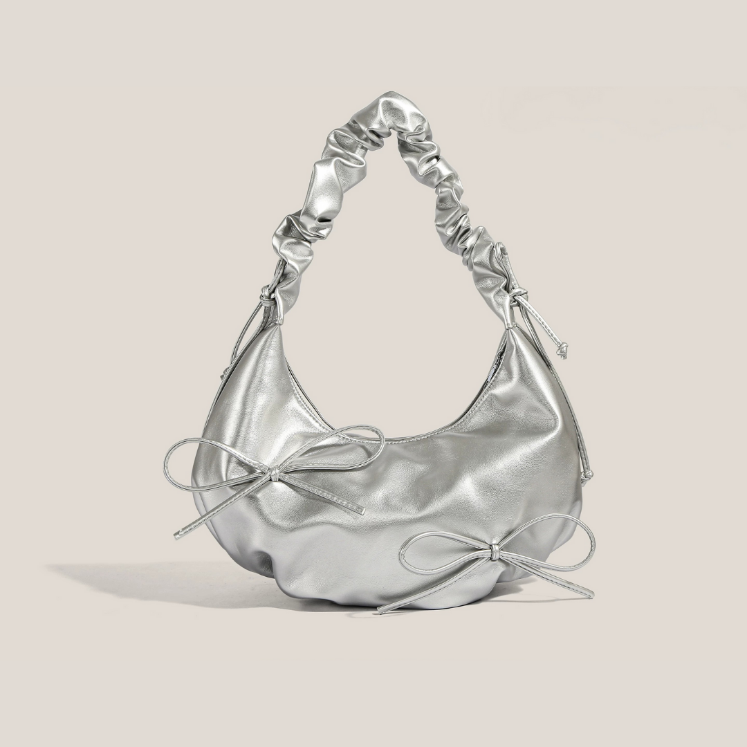Pochette froncée volumineuse