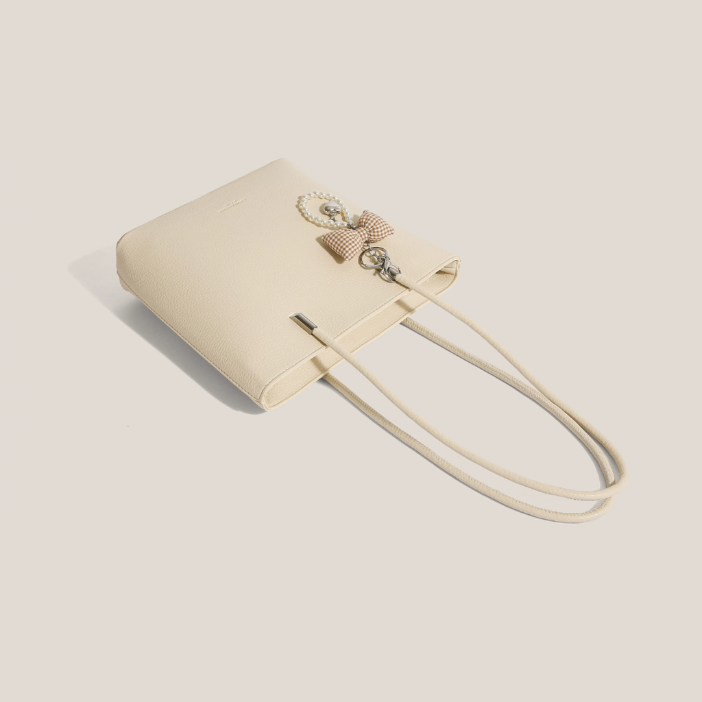 Bolso tote vintage con lazo