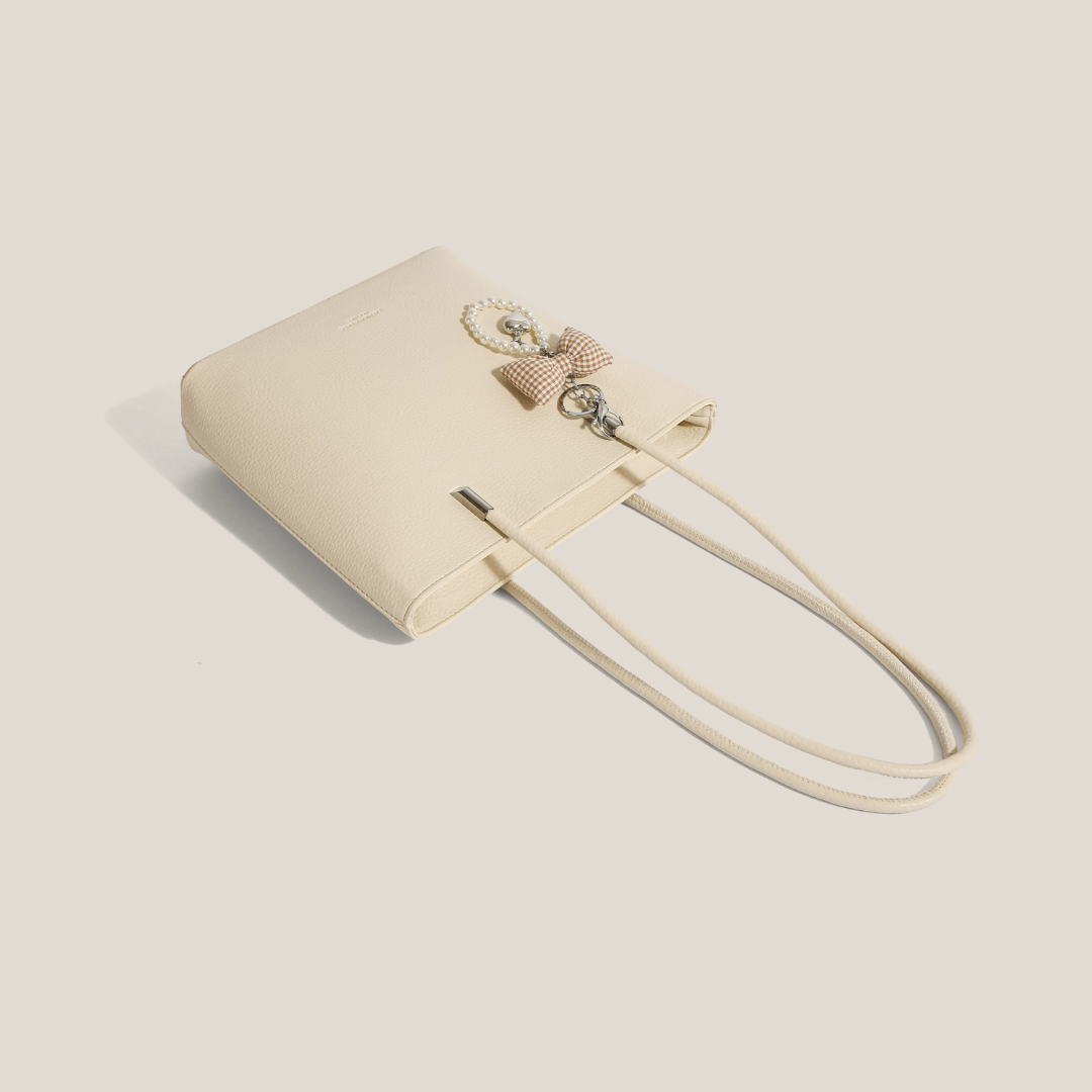 Borsa tote vintage con fiocco