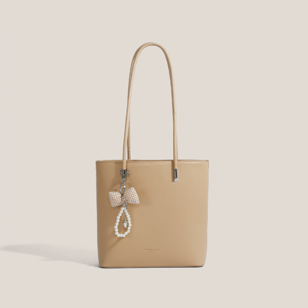 Borsa tote vintage con fiocco