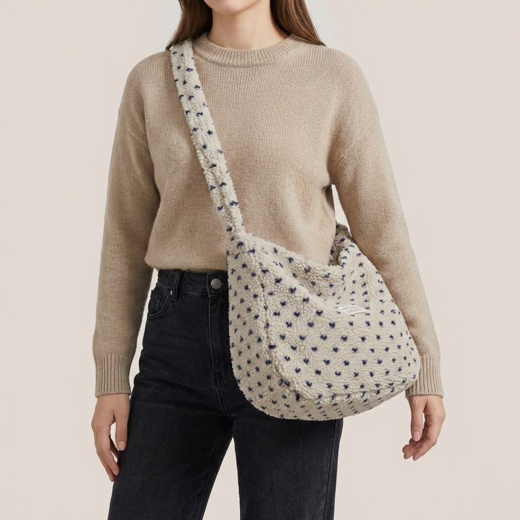 Sac à main texturé