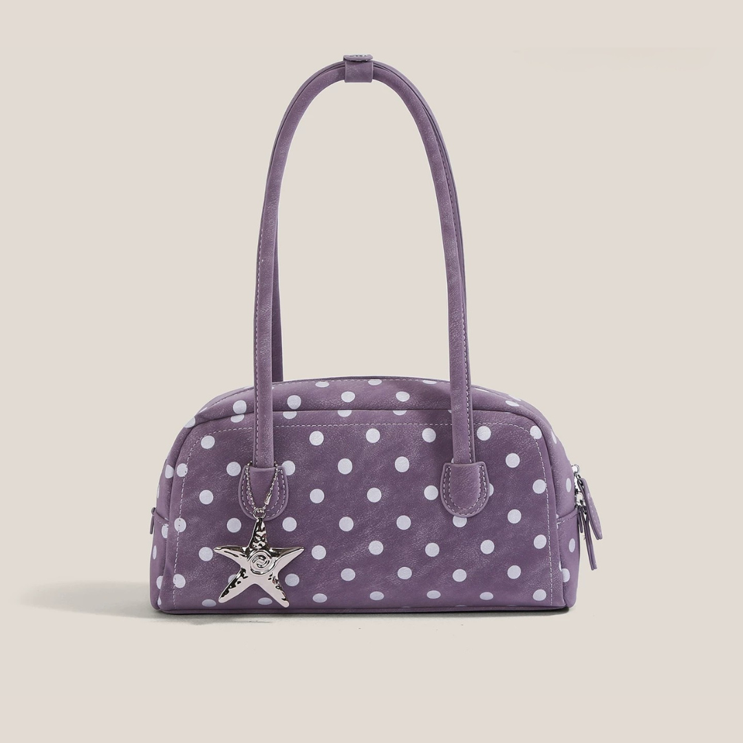 Borsa a tracolla a pois