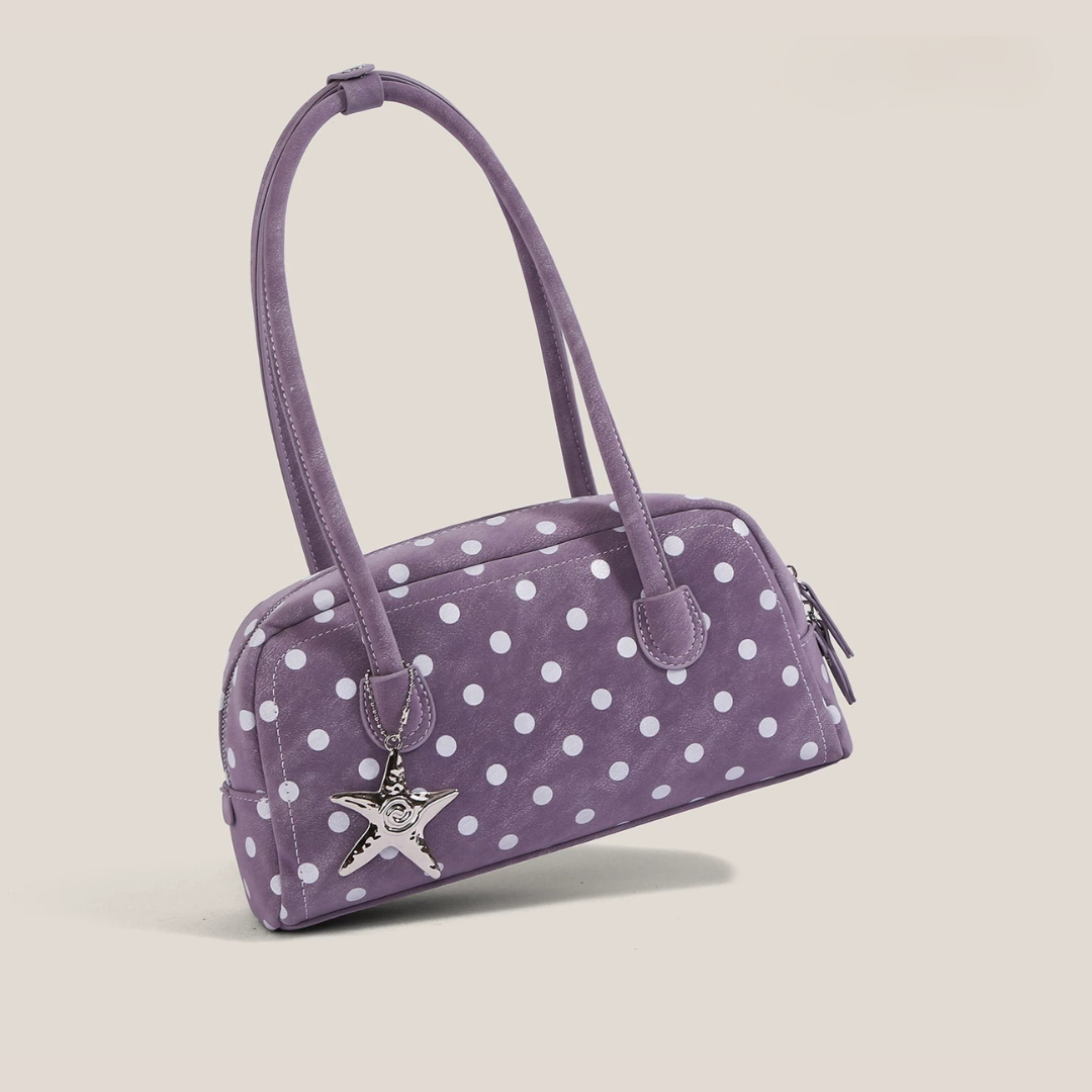 Borsa a tracolla a pois