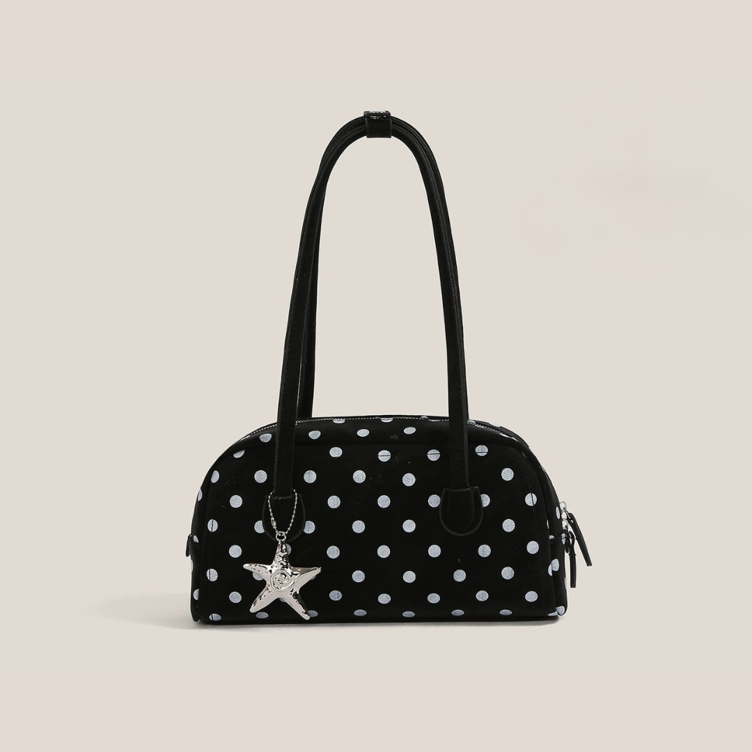 Borsa a tracolla a pois