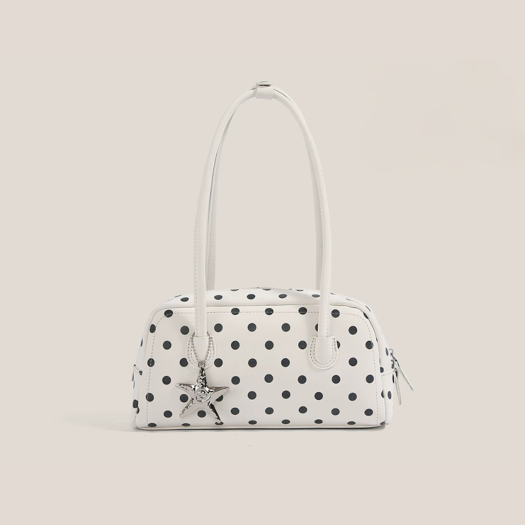 Borsa a tracolla a pois