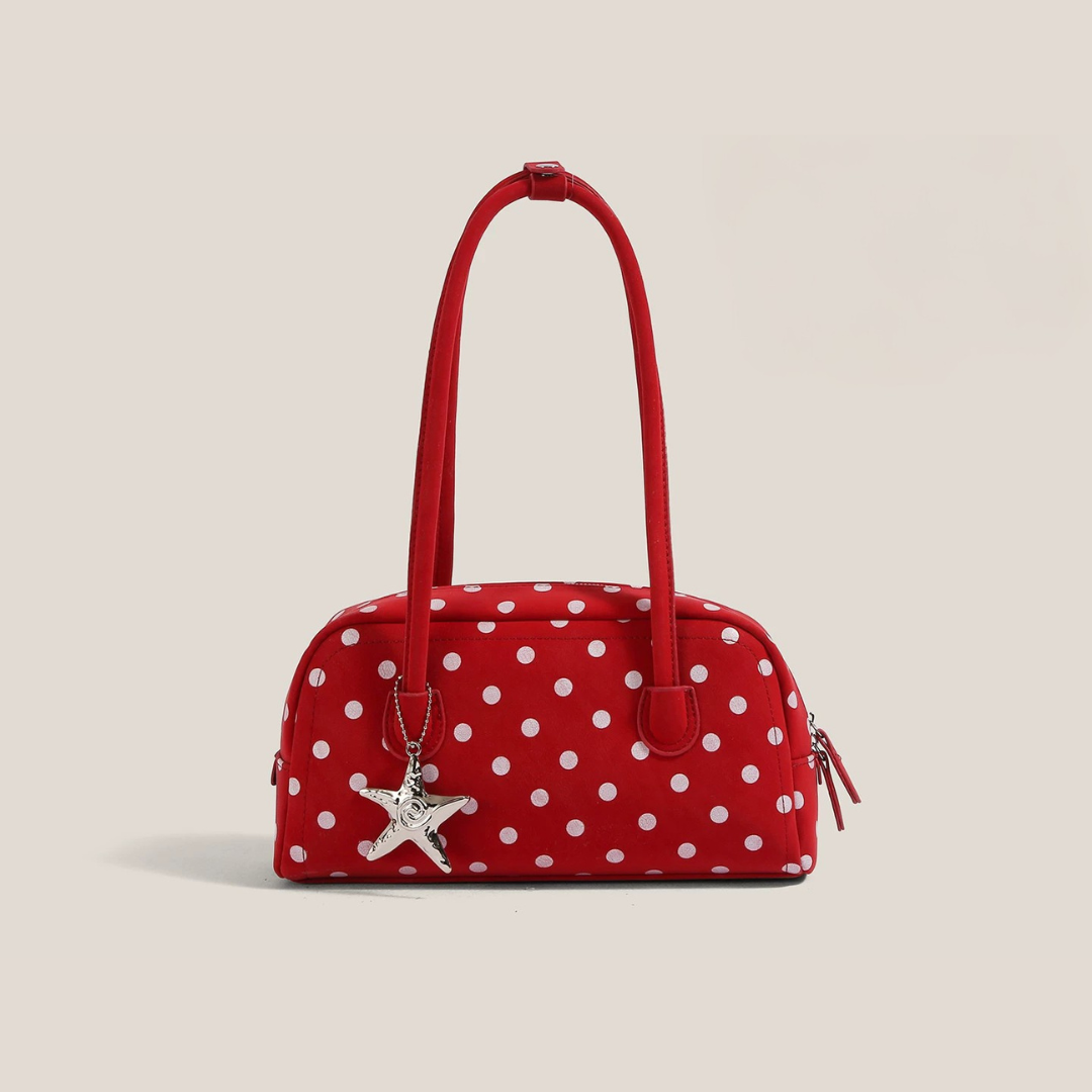 Borsa a tracolla a pois