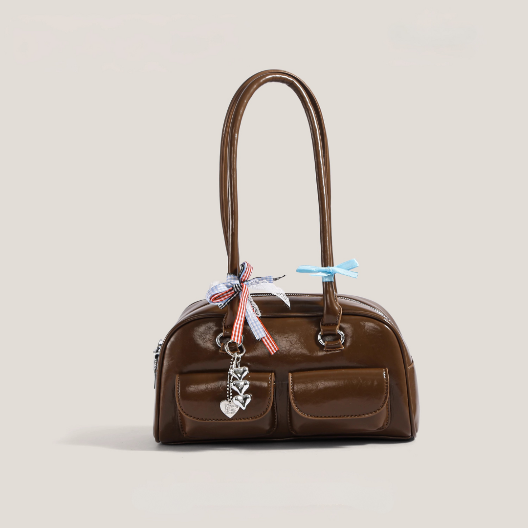 Borsa tote brillante