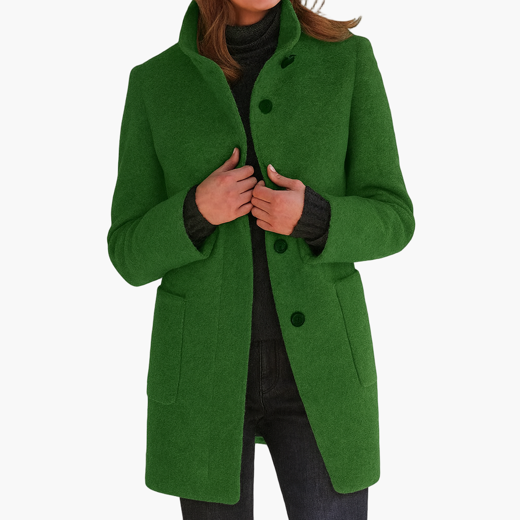 Manteau pour femmes - coupe élégante et boutons classiques