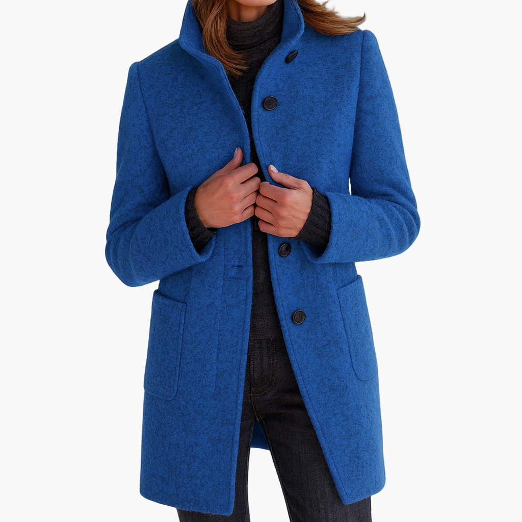 Manteau pour femmes - coupe élégante et boutons classiques