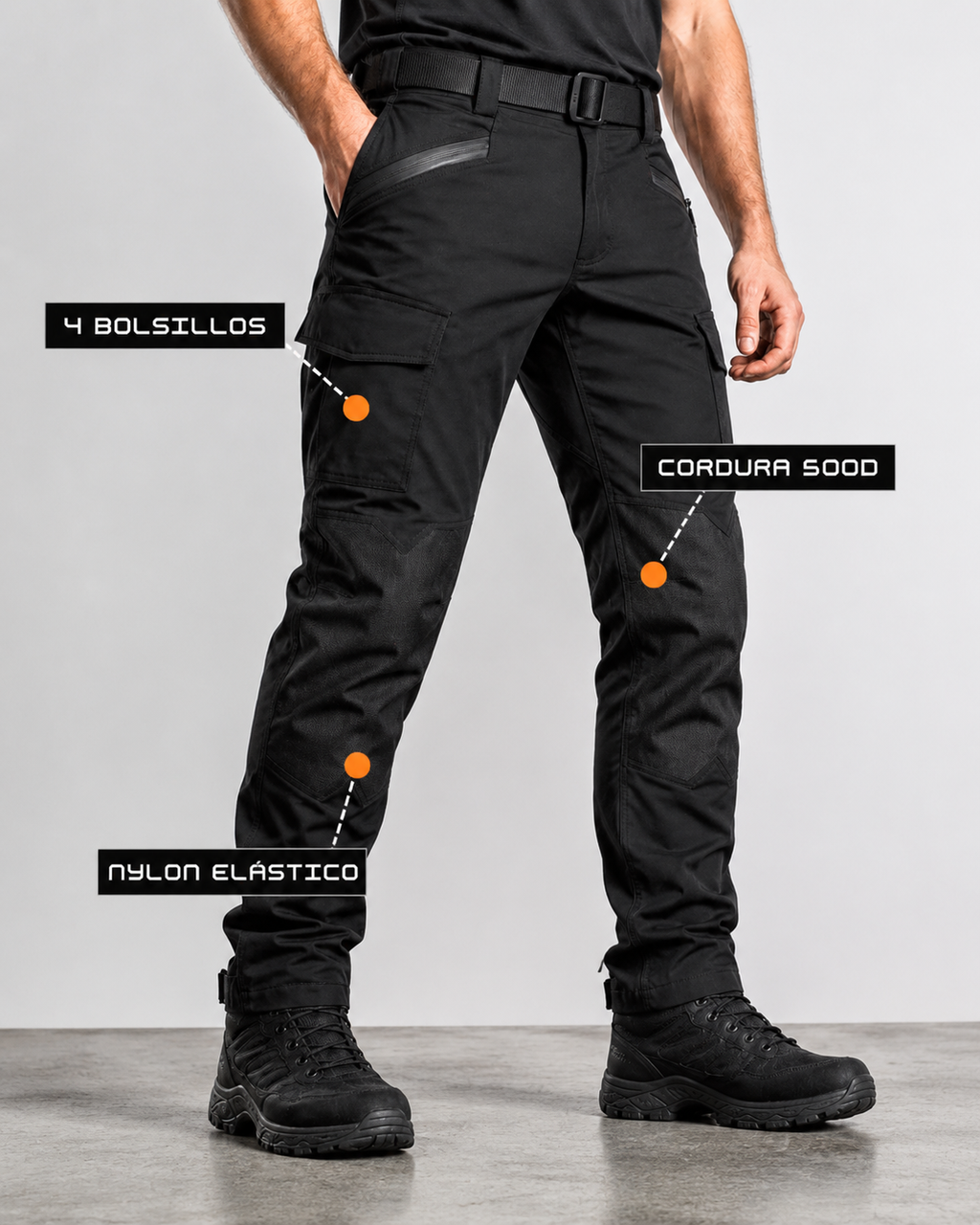 Pantaloni tattici resistenti