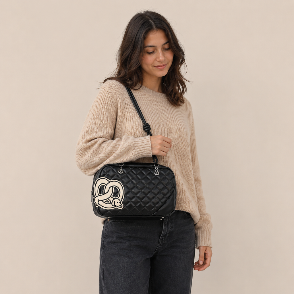 Sac à bandoulière matelassé
