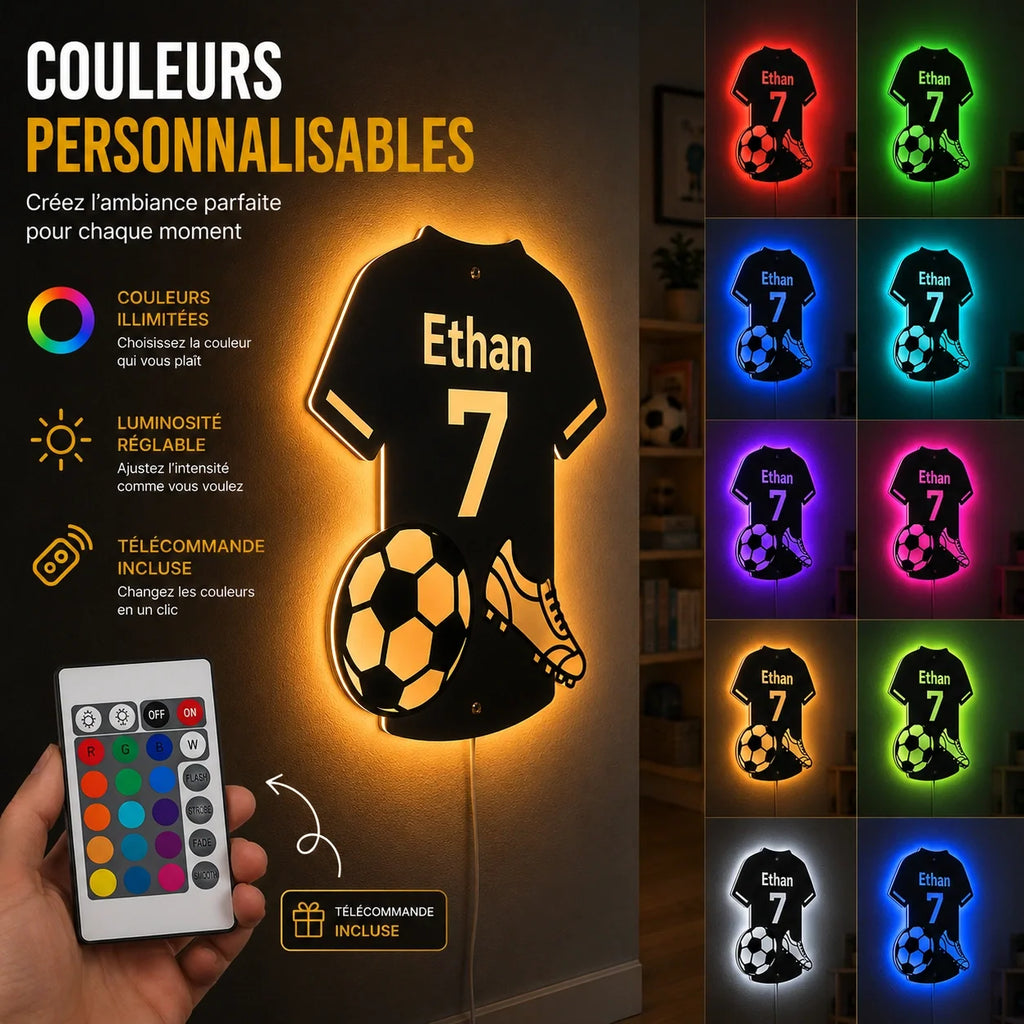 Lumifoot™ | Mirall LED de futbol personalitzat