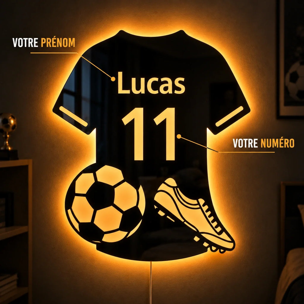 Lumifoot™ | Mirall LED de futbol personalitzat