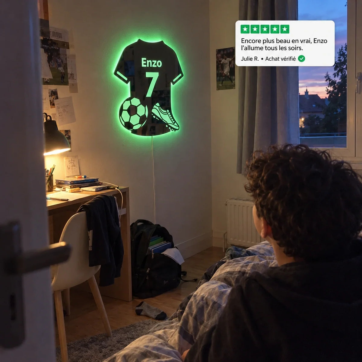 Lumifoot™ | Mirall LED de futbol personalitzat