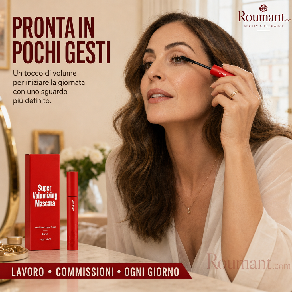 Mascara volume intense waterproof – cils fournis et définis
