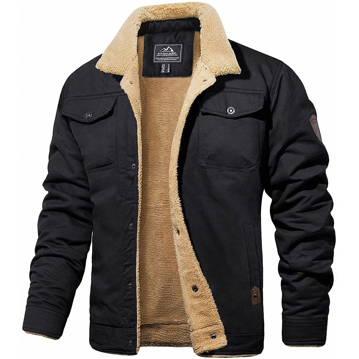 Chaqueta forrada para hombre casual y elegante