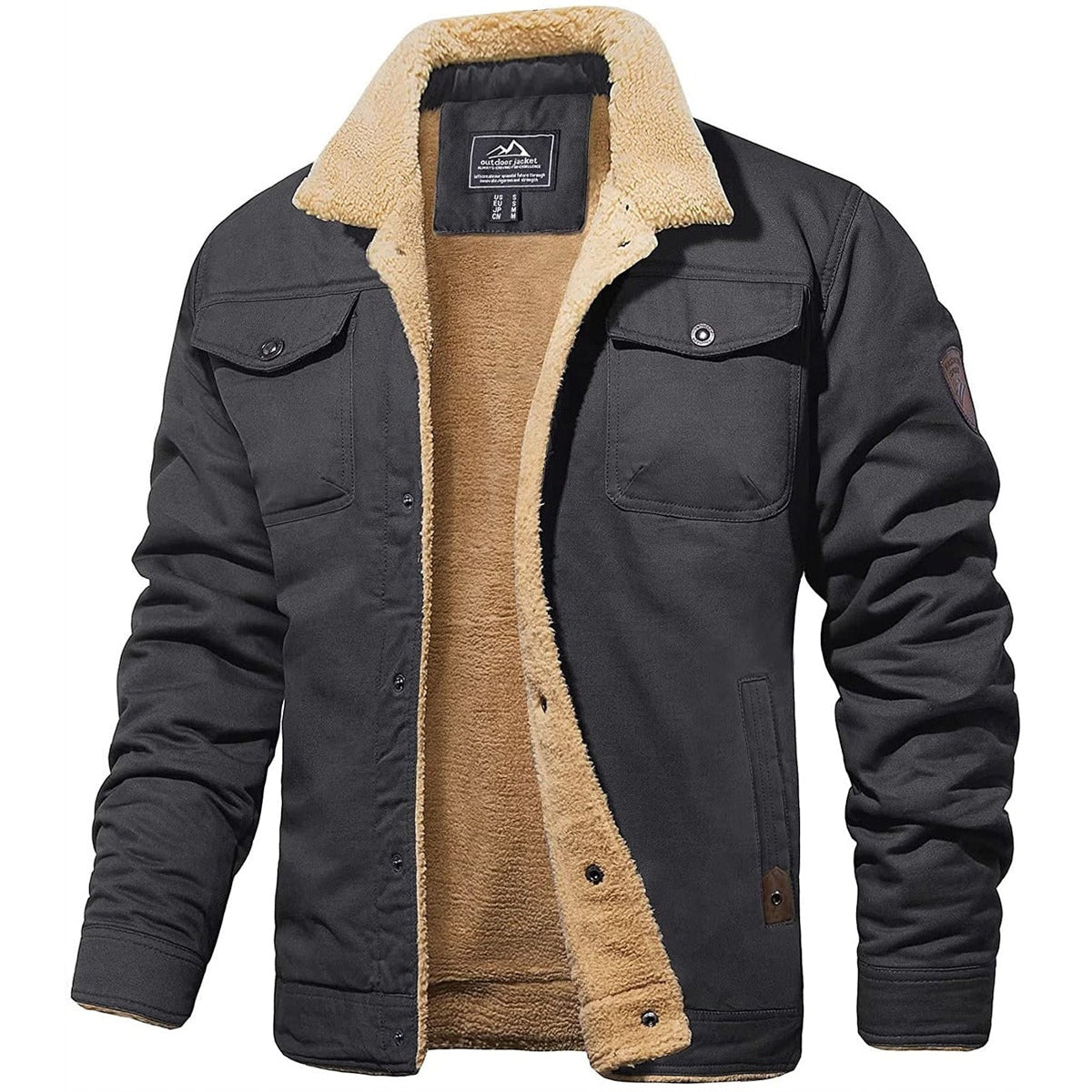 Chaqueta forrada para hombre casual y elegante