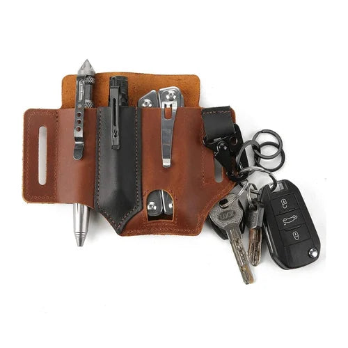 Funda de cinturón táctica para multiherramientas en piel sintética
